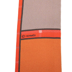 エルメス ツイリー カマイユ Camails スカーフ オレンジ マルチカラー シルク レディース HERMES 中古