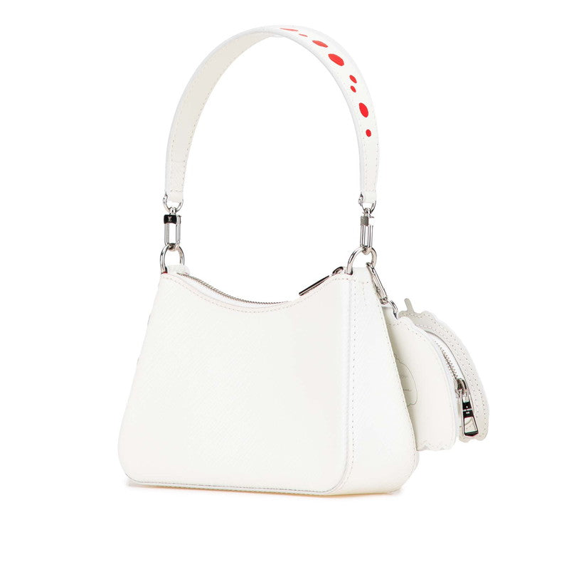 ルイ ヴィトン × 草間彌生 LV×YK エピ マレリーニ ハンドバッグ ショルダーバッグ 2WAY M21759 ブロン ホワイト レッド レザー レディース LOUIS VUITTON 【中古】