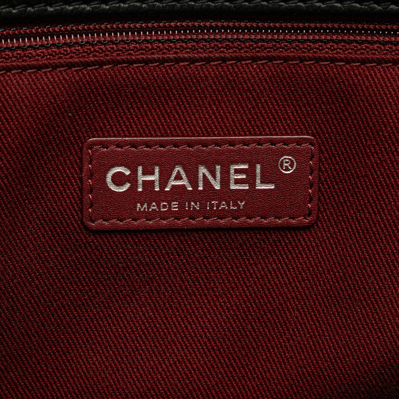 シャネル ココマーク ハンドバッグ チェーン ショルダーバッグ ブラック キャビアスキン レディース CHANEL 【中古】