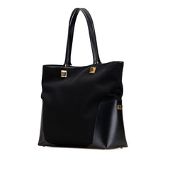 サルヴァトーレフェラガモ ショルダーバッグ トートバッグ AU-21 1896 ブラック レザー ナイロンキャンバス レディース Salvatore Ferragamo 【中古】