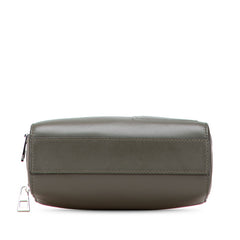 ロエベ アナグラム カメラバッグ ハンドバッグ ショルダーバッグ 2WAY カーキ グリーン レザー レディース LOEWE 【中古】