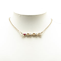 シャネル I LOVE COCO ココマーク ネックレス ゴールド メッキ フェイクパール レディース CHANEL 【中古】