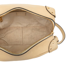 グッチ GGロゴ 斜め掛け ショルダーバッグ 626363 ベージュ系 レッド レザー レディース GUCCI 【中古】