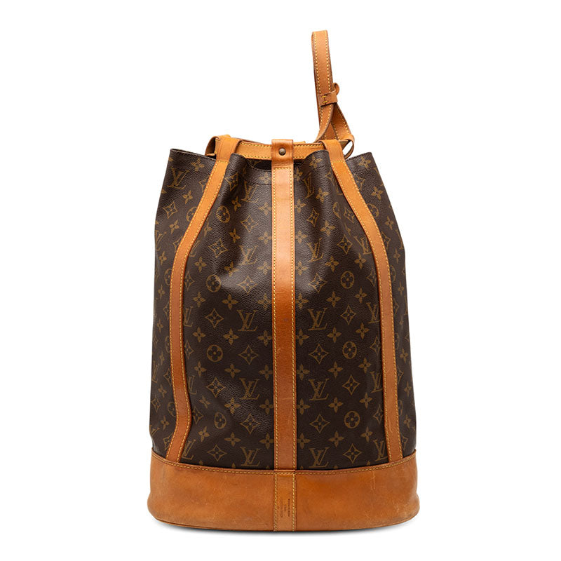 ルイ ヴィトン モノグラム ランドネGM ショルダーバッグ M42244 ブラウン PVC レザー レディース LOUIS VUITTON 【中古】