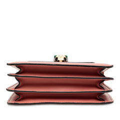 ブルガリ セルペンティ ショルダーバッグ ピンク レザー レディース BVLGARI 【中古】