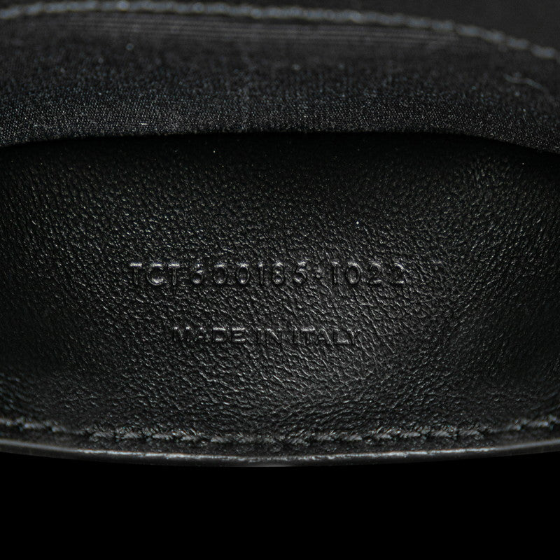 サンローラン エンヴェロープ チェーンショルダーバッグ ハンドバッグ ブラック ゴールド レザー レディース SAINT LAURENT 【中古】