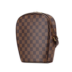 ルイ ヴィトン ダミエ イパネマPM 斜め掛け ショルダーバッグ N51294 ブラウン PVC レザー レディース LOUIS VUITTON 【中古】