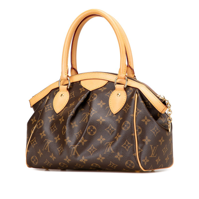 ルイ ヴィトン モノグラム ティヴォリPM ハンドバッグ M40143 ブラウン PVC レザー レディース LOUIS VUITTON 【中古】