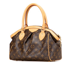 ルイ ヴィトン モノグラム ティヴォリPM ハンドバッグ M40143 ブラウン PVC レザー レディース LOUIS VUITTON 【中古】
