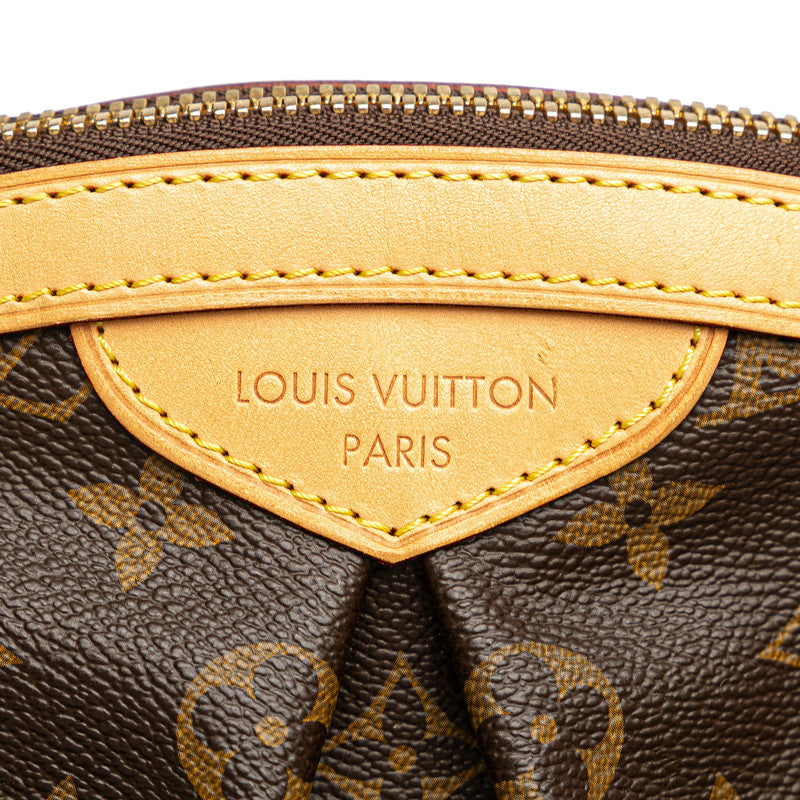 ルイ ヴィトン モノグラム ティヴォリPM ハンドバッグ M40143 ブラウン PVC レザー レディース LOUIS VUITTON 【中古】