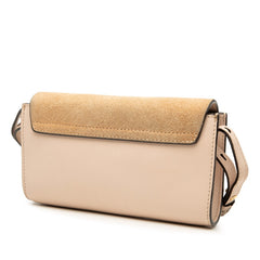 クロエ フェイ スモール 斜め掛け ショルダーバッグ ピンク レザー スウェード レディース Chloe 【中古】