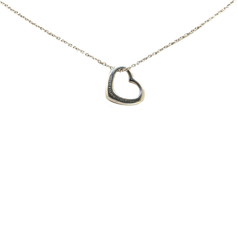 ティファニー オープンハート ネックレス SV925 シルバー レディース TIFFANY&Co. 【中古】