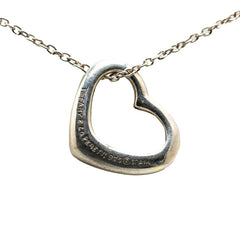 ティファニー オープンハート ネックレス SV925 シルバー レディース TIFFANY&Co. 【中古】