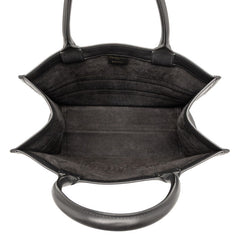 ディオール ブックトート トートバッグ ブラック レザー レディース Dior 【中古】