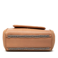 シャネル ココマーク マトラッセ チェーンショルダーバッグ ベージュ シルバー金具 レザー レディース CHANEL 【中古】