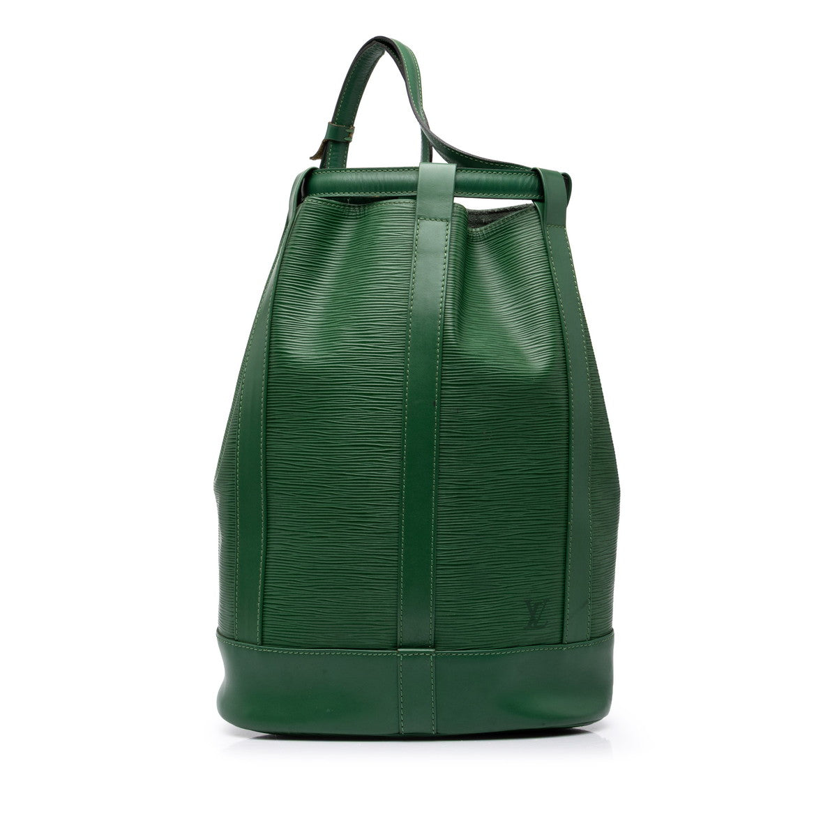 ルイ ヴィトン エピ ランドネPM ショルダーバッグ M52354 ボルネオグリーン レザー レディース LOUIS VUITTON 中古