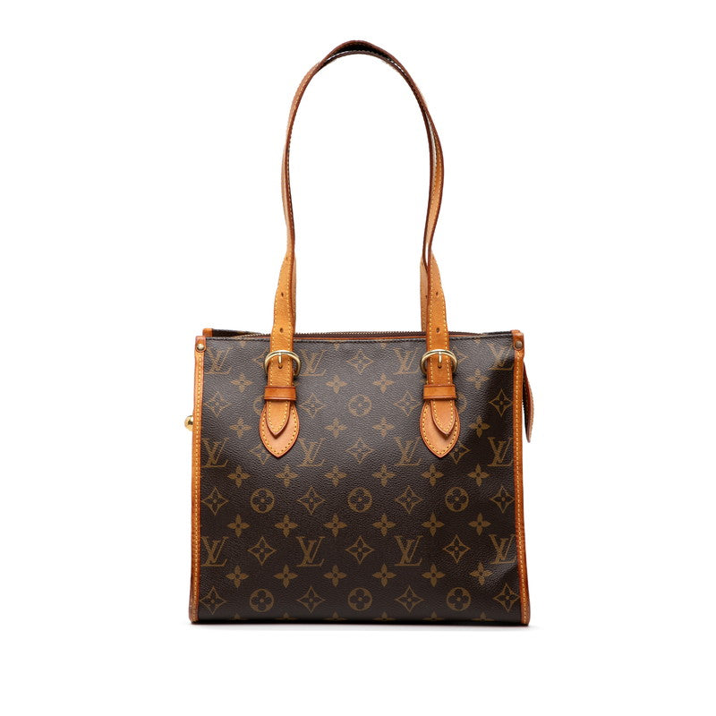 ルイ ヴィトン モノグラム ポパンクール オ ショルダーバッグ トートバッグ M40007 ブラウン PVC レザー レディース LOUIS VUITTON 【中古】