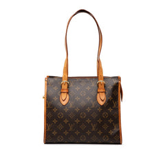 ルイ ヴィトン モノグラム ポパンクール オ ショルダーバッグ トートバッグ M40007 ブラウン PVC レザー レディース LOUIS VUITTON 【中古】