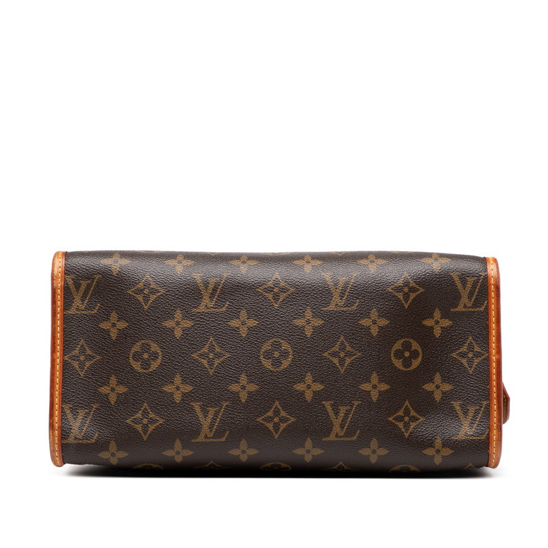ルイ ヴィトン モノグラム ポパンクール オ ショルダーバッグ トートバッグ M40007 ブラウン PVC レザー レディース LOUIS VUITTON 【中古】