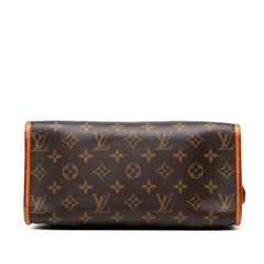 ルイ ヴィトン モノグラム ポパンクール オ ショルダーバッグ トートバッグ M40007 ブラウン PVC レザー レディース LOUIS VUITTON 【中古】