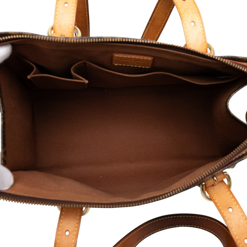 ルイ ヴィトン モノグラム ポパンクール オ ショルダーバッグ トートバッグ M40007 ブラウン PVC レザー レディース LOUIS VUITTON 【中古】