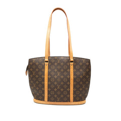 ルイ ヴィトン モノグラム バビロン トートバッグ M51102 ブラウン PVC レザー レディース LOUIS VUITTON 【中古】