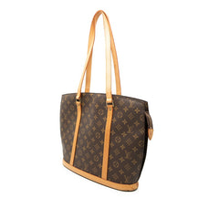 ルイ ヴィトン モノグラム バビロン トートバッグ M51102 ブラウン PVC レザー レディース LOUIS VUITTON 【中古】