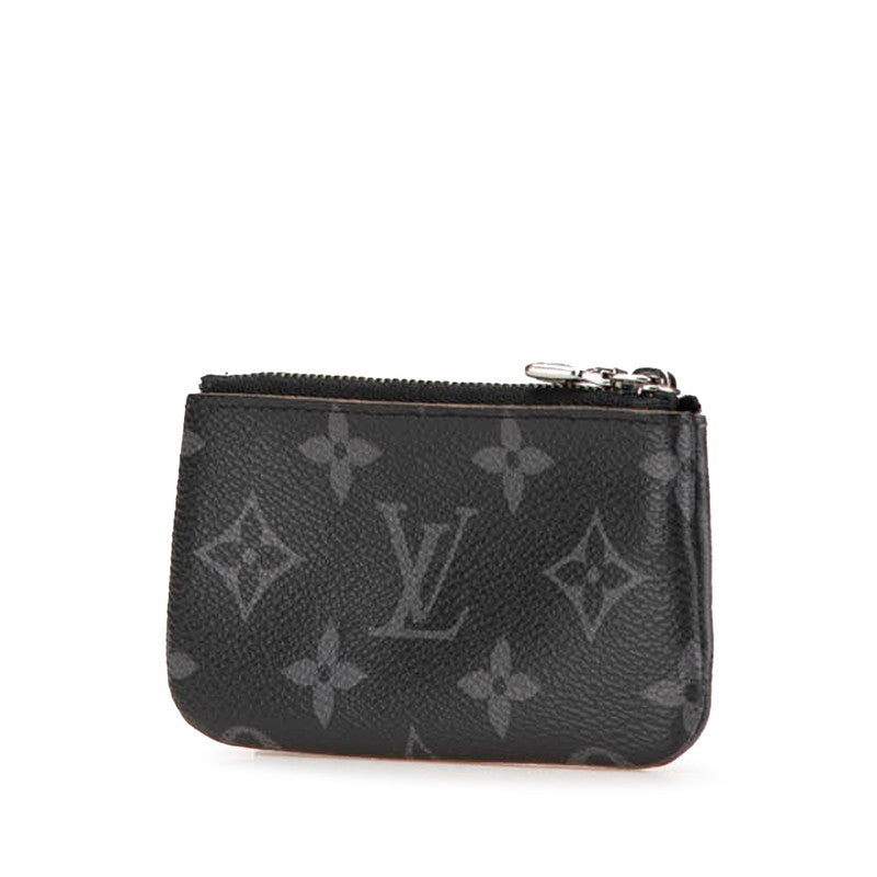 ルイ ヴィトン モノグラム エクリプス ポシェット クレ リバース コインケース M80905 グレー ブラック PVC メンズ LOUIS VUITTON 【中古】