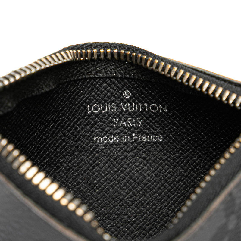 ルイ ヴィトン モノグラム エクリプス ポシェット クレ リバース コインケース M80905 グレー ブラック PVC メンズ LOUIS VUITTON 【中古】