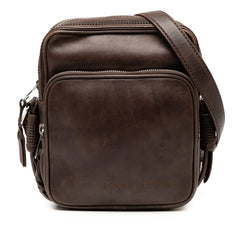 ルイ ヴィトン キュイールベキア トロターMM 斜め掛け ショルダーバッグ M95320 ブラウン レザー レディース LOUIS VUITTON 【中古】