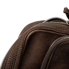 ルイ ヴィトン キュイールベキア トロターMM 斜め掛け ショルダーバッグ M95320 ブラウン レザー レディース LOUIS VUITTON 【中古】