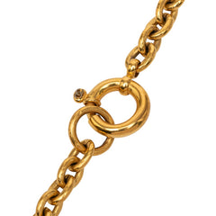 シャネル ココマーク グリポア ヴィンテージ ネックレス ゴールド マルチカラー メッキ ガラス レディース CHANEL 【中古】