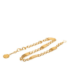 シャネル ロゴプレート ココマーク 31 RUE CAMBON チェーンベルト ゴールド メッキ レディース CHANEL 中古