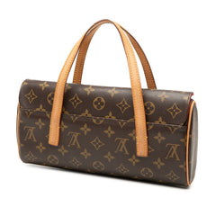 ルイ ヴィトン モノグラム ソナチネ ハンドバッグ M51902 ブラウン PVC レザー レディース LOUIS VUITTON 【中古】