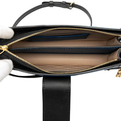 ルイ ヴィトン エピ トランククラッチ ショルダーバッグ M53898 ブルー ブラック レザー レディース LOUIS VUITTON 【中古】