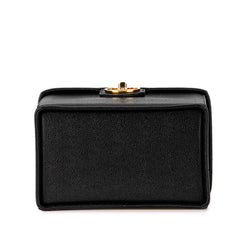シャネル ココマーク バニティバッグ ショルダーバッグ 2WAY ブラック キャビアスキン レディース CHANEL 【中古】