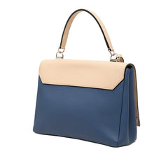 ルイ ヴィトン ロックミー2 カルターブル ハンドバッグ ショルダーバッグ 2WAY M41793 ベージュ ブルー レザー レディース LOUIS VUITTON 中古