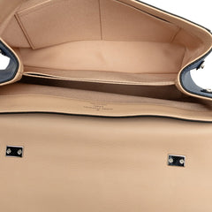 ルイ ヴィトン ロックミー2 カルターブル ハンドバッグ ショルダーバッグ 2WAY M41793 ベージュ ブルー レザー レディース LOUIS VUITTON 中古