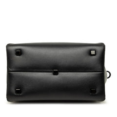 ヴァレンティノ ワンスタッズ ハンドバッグ 2WAY ショルダーバッグ ブラック レザー レディース VALENTINO 中古