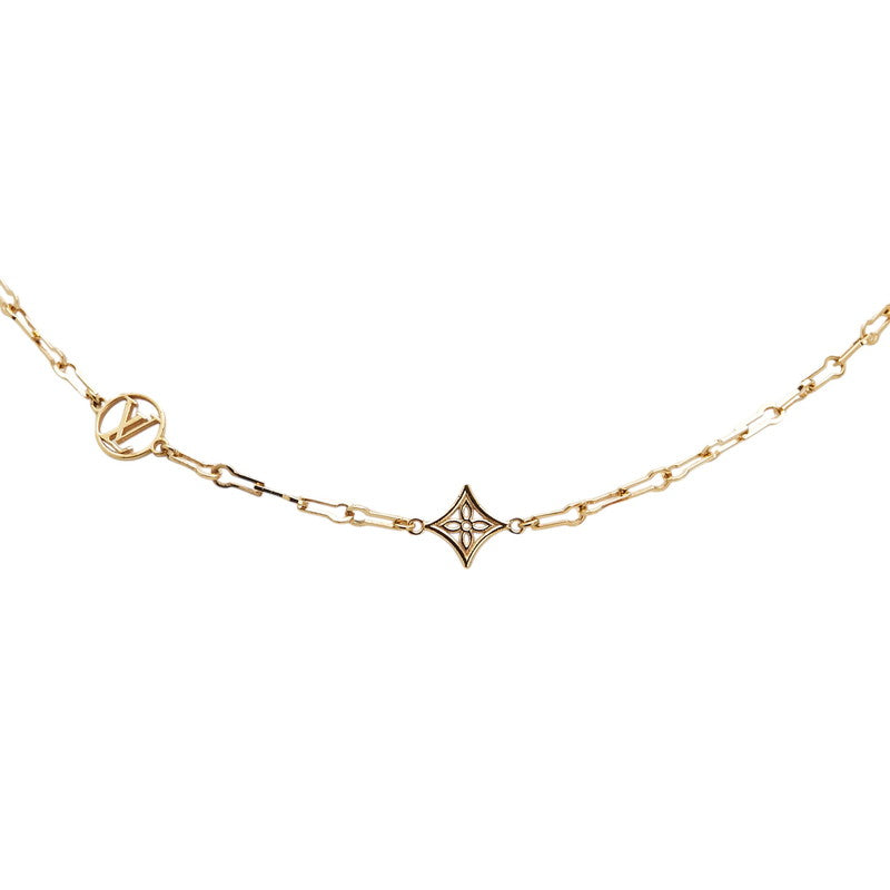 ルイ ヴィトン モノグラム コリエ フォーエバーヤング チェーン ペンダントネックレス M69622 ゴールド メッキ レディース LOUIS VUITTON 【中古】