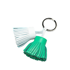 エルメス カルメン ウノドス チャーム キーホルダー ヴェールコミック グリーン ヴェールフィズ ライトブルー アニョーミロ レディース HERMES 【中古】