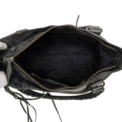 バレンシアガ ザ ファースト ハンドバッグ ショルダーバッグ 2WAY 103208 ブラック系 レザー レディース BALENCIAGA 中古