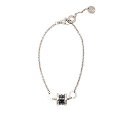 ブルガリ セーブザチルドレン SM ブレスレット シルバー ブラック SV925 シルバー セラミック レディース BVLGARI 【中古】