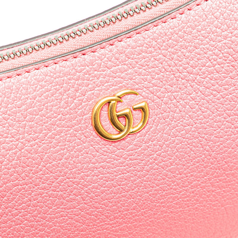 グッチ GGマーモント アフロディーテ ミニ ワンショルダーバッグ ハンドバッグ 739076 ピンク レザー レディース GUCCI 【中古】