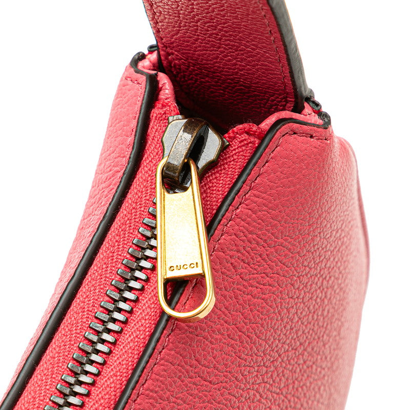 グッチ GGマーモント アフロディーテ ミニ ワンショルダーバッグ ハンドバッグ 739076 ピンク レザー レディース GUCCI 【中古】