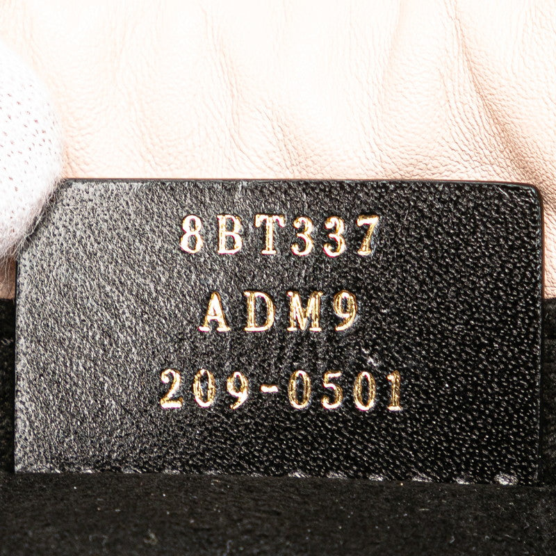 フェンディ スリムクラッチ ショルダーバッグ 8BT337 ピンク レザー レディース FENDI 【中古】