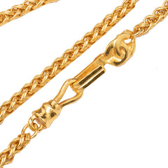 シャネル ココマーク ヴィンテージ チェーン ペンダント ネックレス ティアドロップ 97A ゴールド メッキ レディース CHANEL 中古