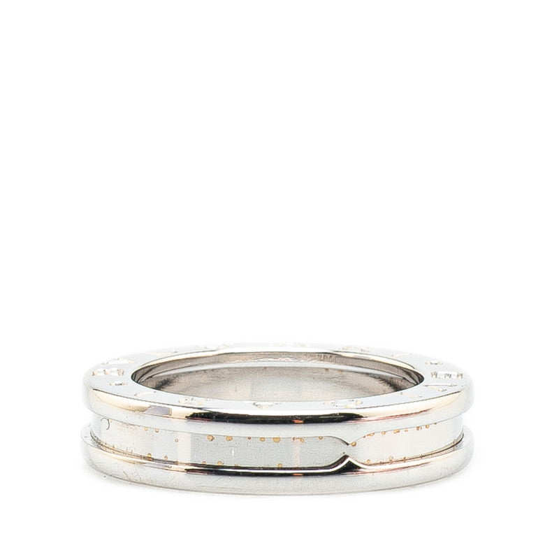 ブルガリ ビーゼロワン リング 指輪 #49 K18WG ホワイトゴールド レディース BVLGARI 【中古】