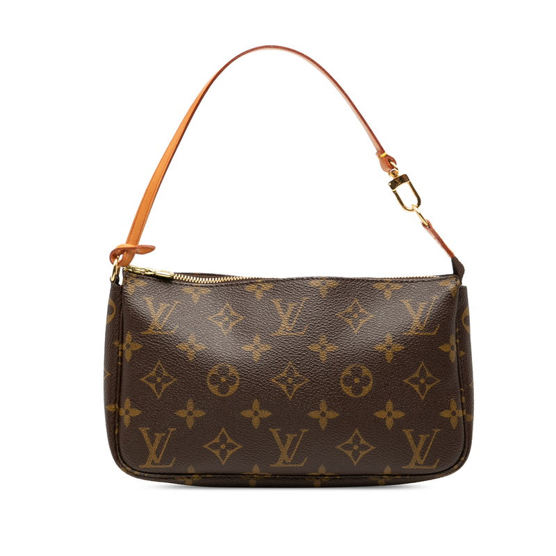 ルイ ヴィトン モノグラム ポシェット アクセソワール ハンドバッグ M51980 ブラウン PVC レザー レディース LOUIS VUITTON 【中古】