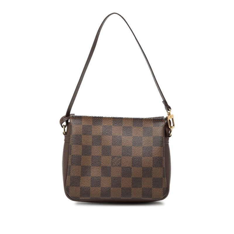 ルイ ヴィトン ダミエ トゥルースメイクアップ ハンドバッグ N51982 ブラウン PVC レザー レディース LOUIS VUITTON 【中古】
